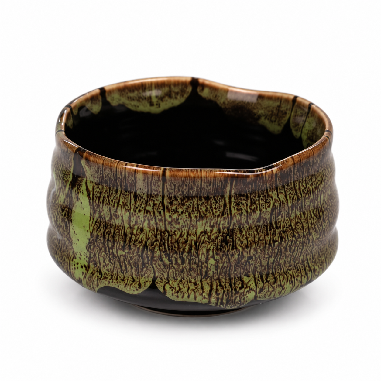 Chawan Mori — ceramiczna czarka do matchy Harmonia Ziemi i Mchu